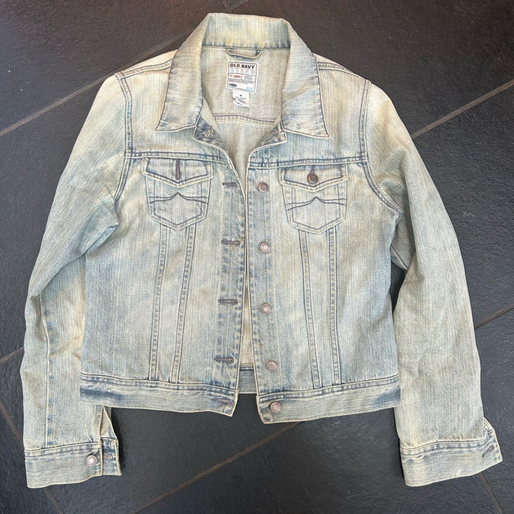Old Navy 100% Cotton Light wash Denim Jacket M
